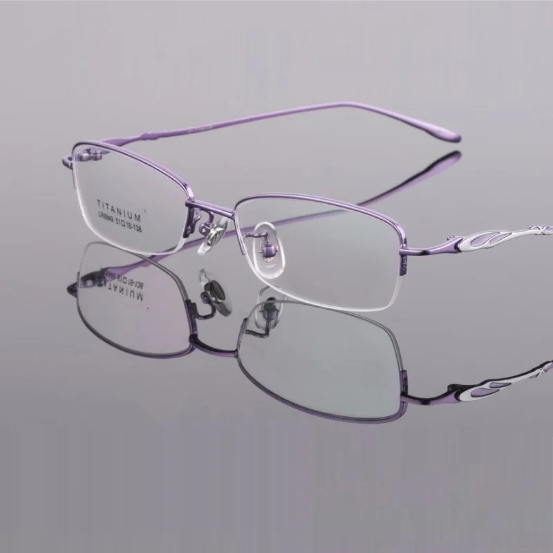width-135 Titanium half frame myopia frames ultra light women's eyeglass frames brand eyeglasses frames for ladies reading glass
width-135 Titanium half frame myopia frames ultra light women's eyeglass frames brand eyeglasses frames for ladies reading glass