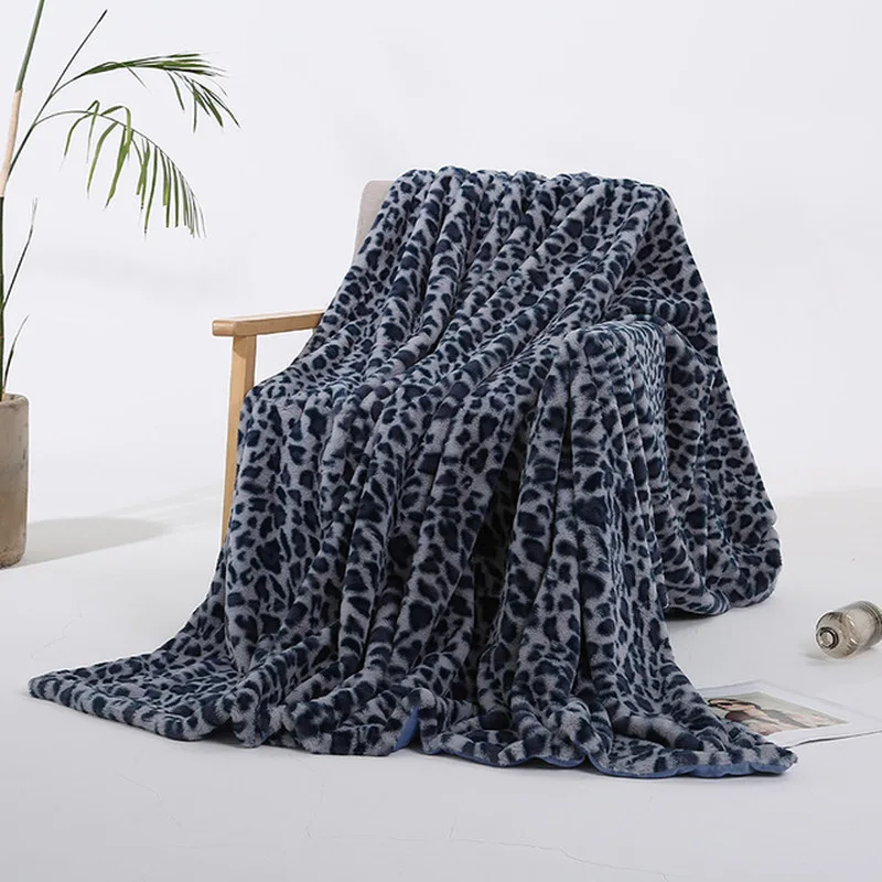 Elegant Leopard Design Fuzzy Blanket Sheets Super Soft Rabbit Fur Crystal Short Plush Bedding Sofa Cover 130*160cm/160*200cm
Elegant Leopard Design Fuzzy Blanket Sheets Super Soft Rabbit Fur Crystal Short Plush Bedding Sofa Cover 130*160cm/160*200cm