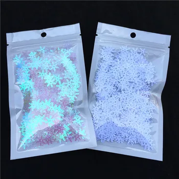 10g/bag 8mm 10mm Snowflake PVC Sequins With 1 Center Hole Christmas Gift Cloth DIY Navidad Ornaments White Snow Sequin Sew Craft
10g/bag 8mm 10mm Snowflake PVC Sequins With 1 Center Hole Christmas Gift Cloth DIY Navidad Ornaments White Snow Sequin Sew Craft