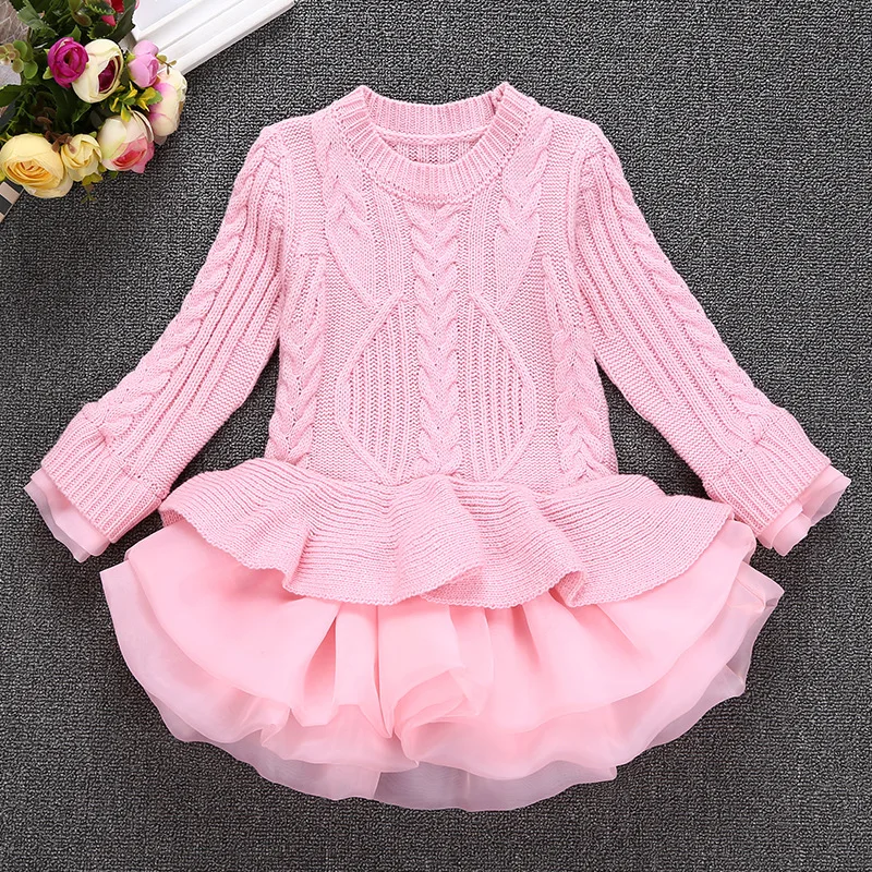 VTOM Autumn Winter New Kids Girls Dresses Children Knitted Dresses With Mesh Children Hot Sale Clothes With Quality Assurance
VTOM Autumn Winter New Kids Girls Dresses Children Knitted Dresses With Mesh Children Hot Sale Clothes With Quality Assurance