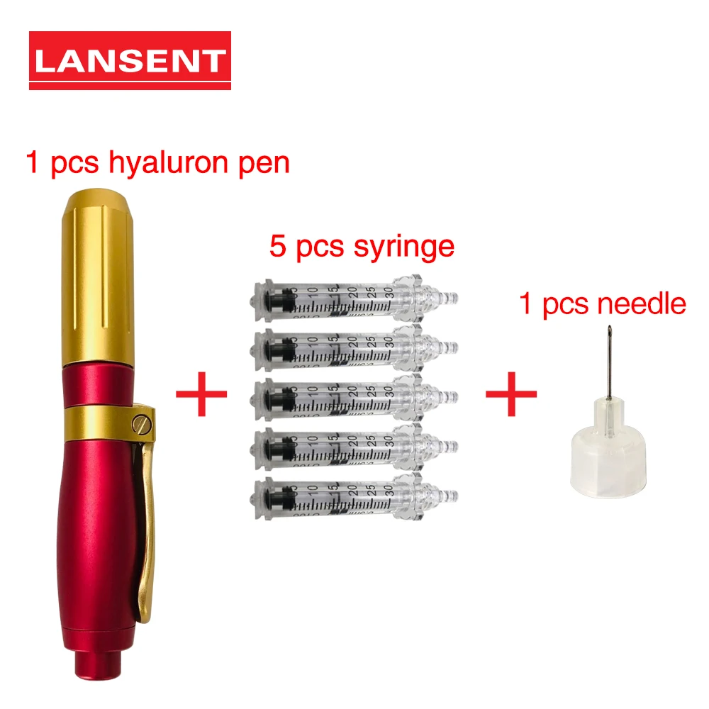 Gold Red Hyaluron Pen Set Free Customize LOGO Syringe Converter Skin Care Tools Hyaluronic Pen For Anti-wrinkle Mesotherapy Gun
Gold Red Hyaluron Pen Set Free Customize LOGO Syringe Converter Skin Care Tools Hyaluronic Pen For Anti-wrinkle Mesotherapy Gun
