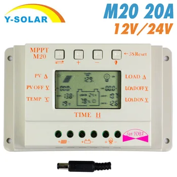 PWM 12/24V 20A solar photovoltaic system solar controller M20 
PWM 12/24V 20A solar photovoltaic system solar controller M20