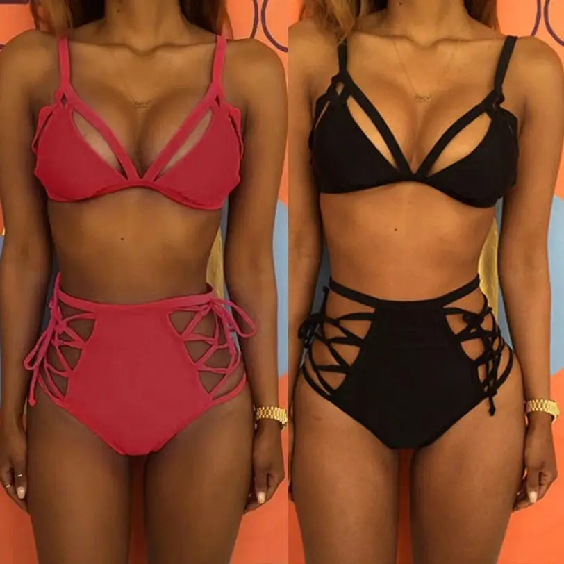 New Women High Waist Bandage Bikini Set Push-up Padded Bra Swimsuit Bathing Swimwear Sumptuous Vintage Summer Women's Swimsuits
New Women High Waist Bandage Bikini Set Push-up Padded Bra Swimsuit Bathing Swimwear Sumptuous Vintage Summer Women's Swimsuits