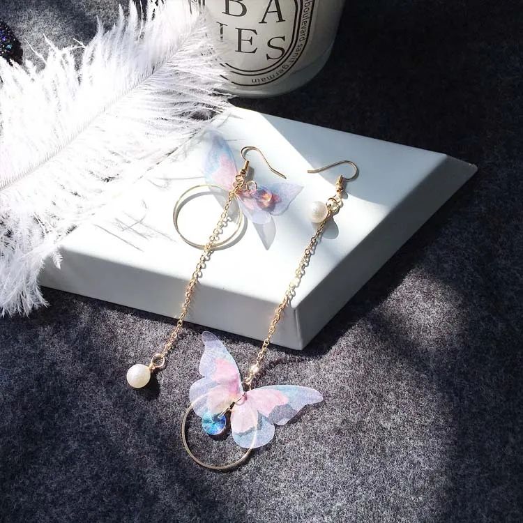 Simulated Pearl Beads Long Butterfly Crystal Asymmetry Drop Earrings for Women Maxi Jewelry Girl Gift Bohemia Bijoux
Simulated Pearl Beads Long Butterfly Crystal Asymmetry Drop Earrings for Women Maxi Jewelry Girl Gift Bohemia Bijoux