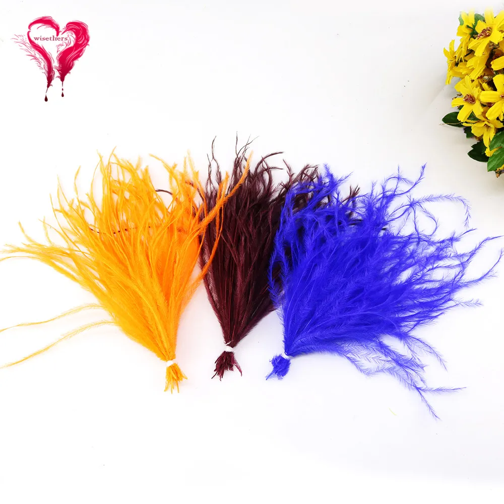 100PCS/Lot Ostrich Feathers Strung Filament Bundles Width 10-15/15-18CM Plumes Dyed Colored For Earing Jewelry Decorative
100PCS/Lot Ostrich Feathers Strung Filament Bundles Width 10-15/15-18CM Plumes Dyed Colored For Earing Jewelry Decorative