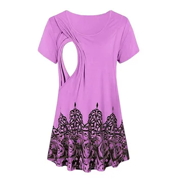 Breastfeeding Blouse 2019 Print Women's Comfy Layered Floral Nursing Tunic Top Hot Pink
Breastfeeding Blouse 2019 Print Women's Comfy Layered Floral Nursing Tunic Top Hot Pink
