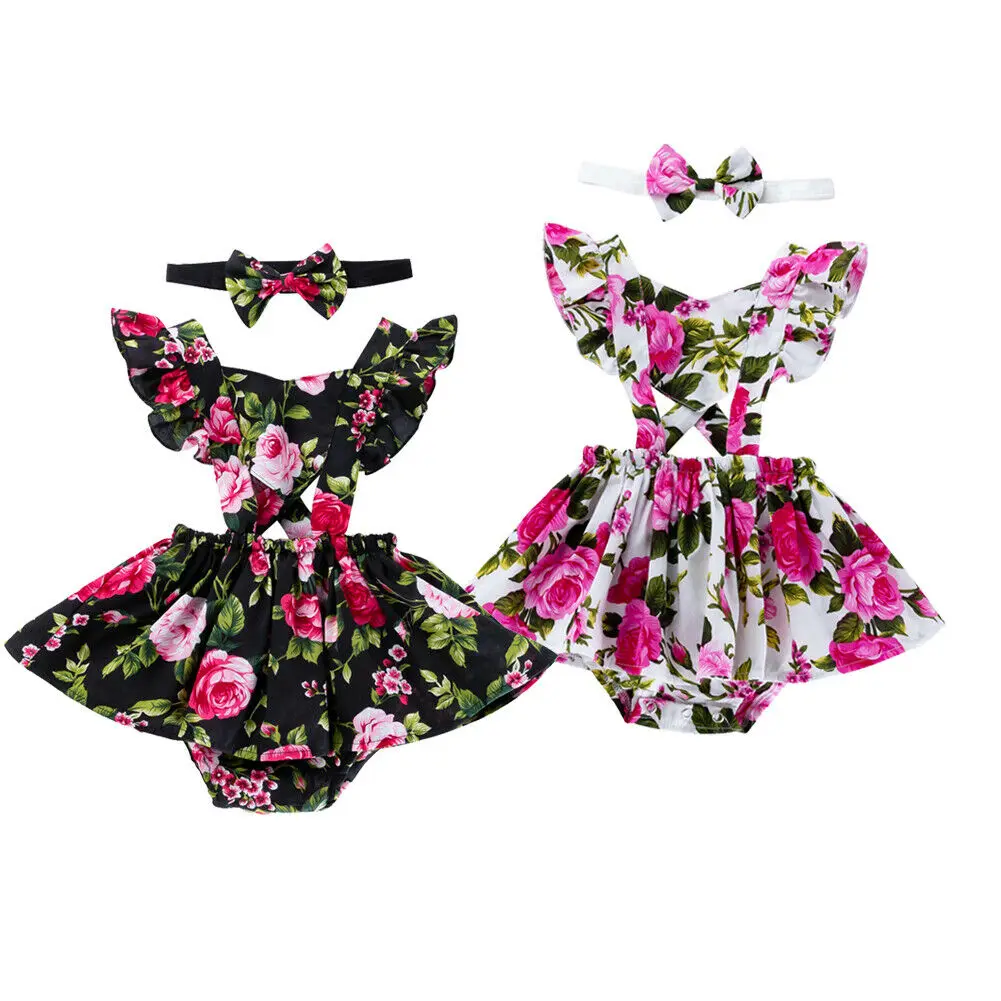 Floral Newborn Baby Girl Ruffles Sleeveless Backless Hole Tutu Skirted Romper Jumpsuit Headband 2PCS Baby Clothes
Floral Newborn Baby Girl Ruffles Sleeveless Backless Hole Tutu Skirted Romper Jumpsuit Headband 2PCS Baby Clothes