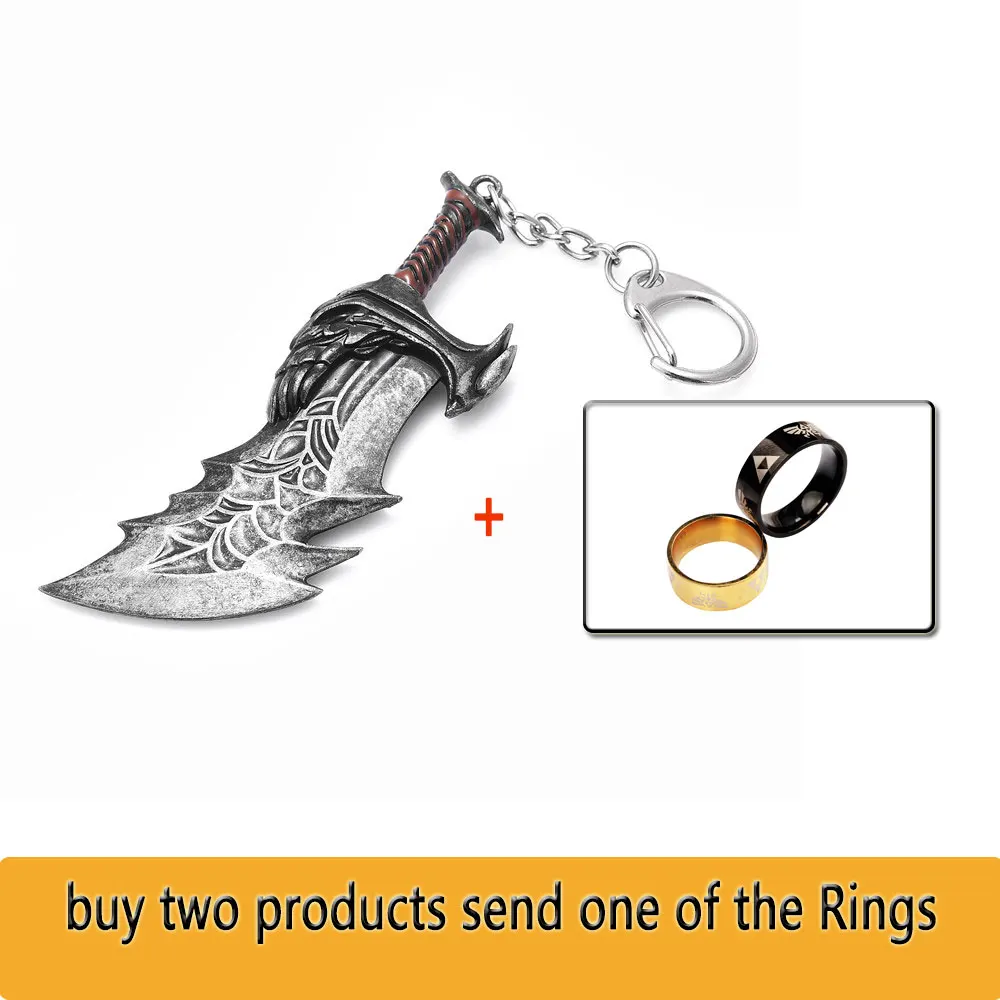 God Of War 4 Logo Keychain Kratos Axe Knife Key Chains Sword OLYMPUS KRATOS Weapons Model Pendant Keyring for Men Jewelry
God Of War 4 Logo Keychain Kratos Axe Knife Key Chains Sword OLYMPUS KRATOS Weapons Model Pendant Keyring for Men Jewelry