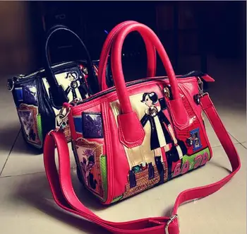 KVKY 2018 Embroidery Designer PU Leather Bags Women Handbags Floral Printed Ladies Single Shoulde
KVKY 2018 Embroidery Designer PU Leather Bags Women Handbags Floral Printed Ladies Single Shoulde