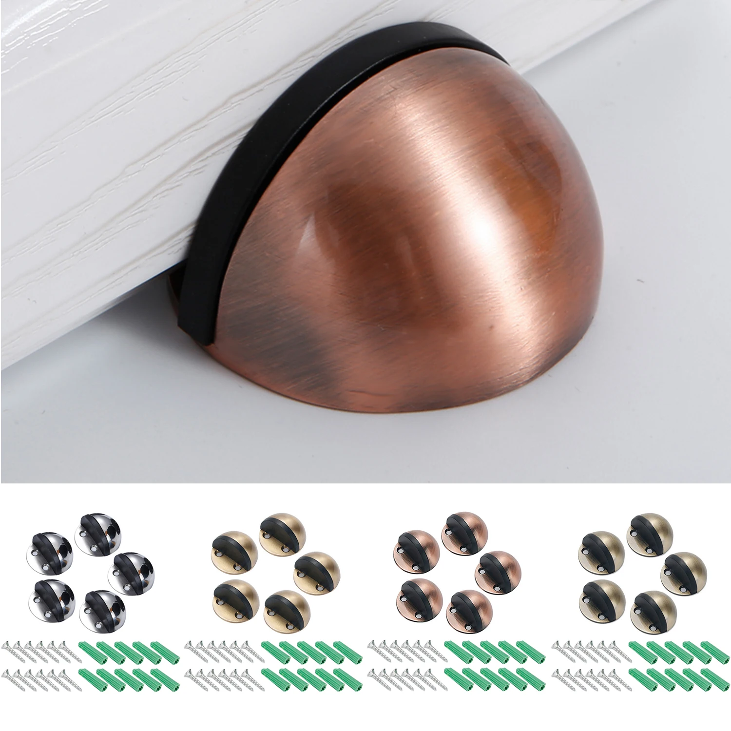 5pcs Adhesive Door Stopper Stainless Steel Brushed Door Stop Holder Doorstop for Hotel Home Restaurant Office
5pcs Adhesive Door Stopper Stainless Steel Brushed Door Stop Holder Doorstop for Hotel Home Restaurant Office