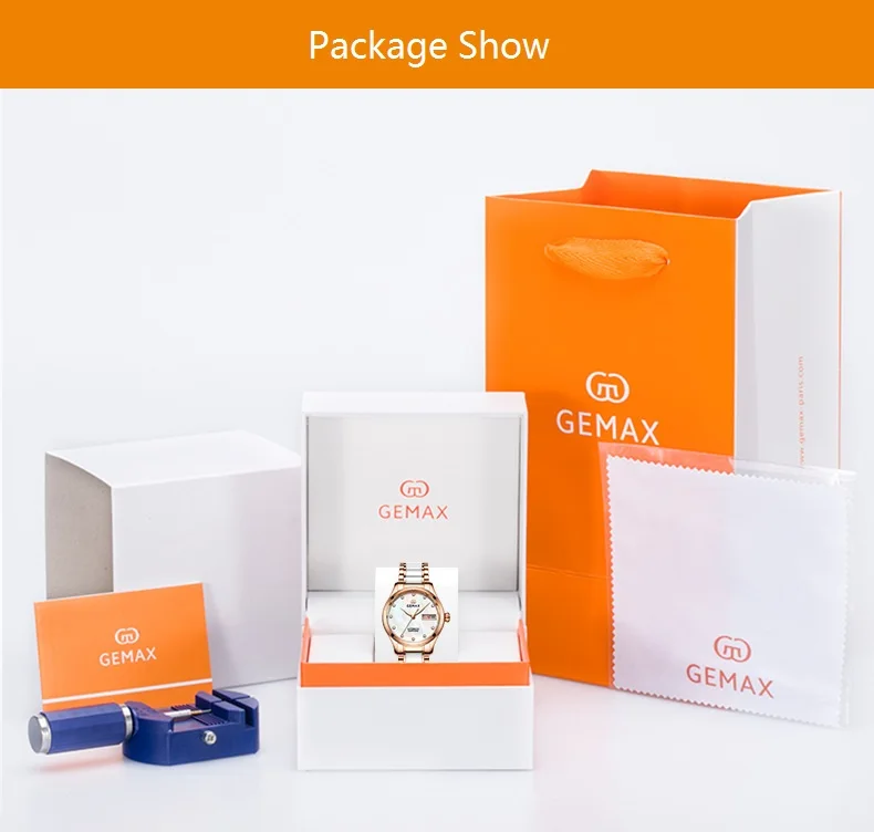 GEMAX Women Watches Waterproof Automatic Mechanical Watch Ladies Fashion Top Brand Diamond Calendar Ceramic Sapphire MIYOTA 2017 (20)