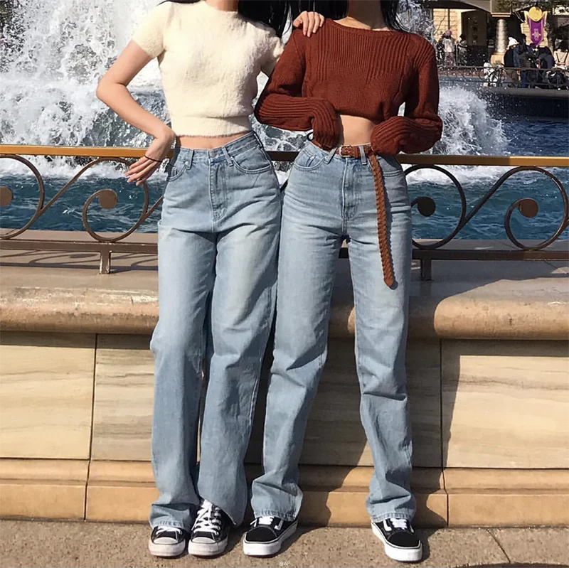 straight leg jeans women
