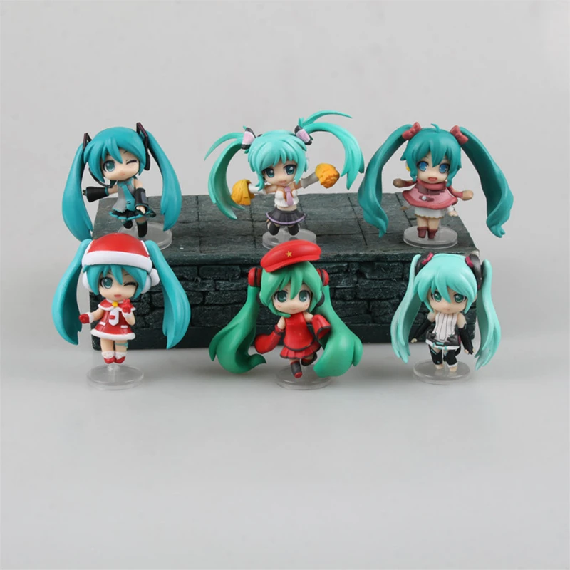 Kawaii Anime Hatsune Miku Seletion Character Vocal Series 01 Hatsune Miku PVC Action Figure Collectible Model Doll Toys 6Pcs/set
Kawaii Anime Hatsune Miku Seletion Character Vocal Series 01 Hatsune Miku PVC Action Figure Collectible Model Doll Toys 6Pcs/set