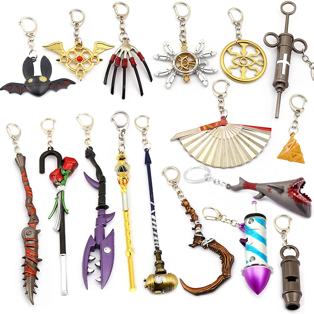 2019 New Game Identity V Keychain Cartoon The Fifth Personality Whistle Hand Pendant Sword Mechanic Coordinator Keyring llaveros
2019 New Game Identity V Keychain Cartoon The Fifth Personality Whistle Hand Pendant Sword Mechanic Coordinator Keyring llaveros