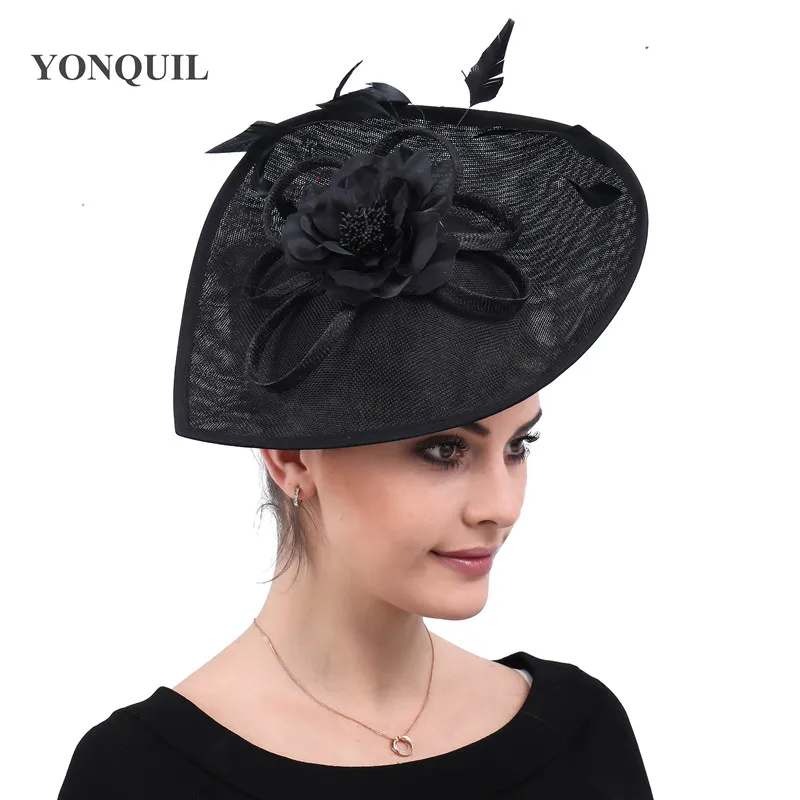 Black derby kenducky fascinators hats elegant ladies chapeau caps with hair clips headwear women female hair accessories SYF535
Black derby kenducky fascinators hats elegant ladies chapeau caps with hair clips headwear women female hair accessories SYF535