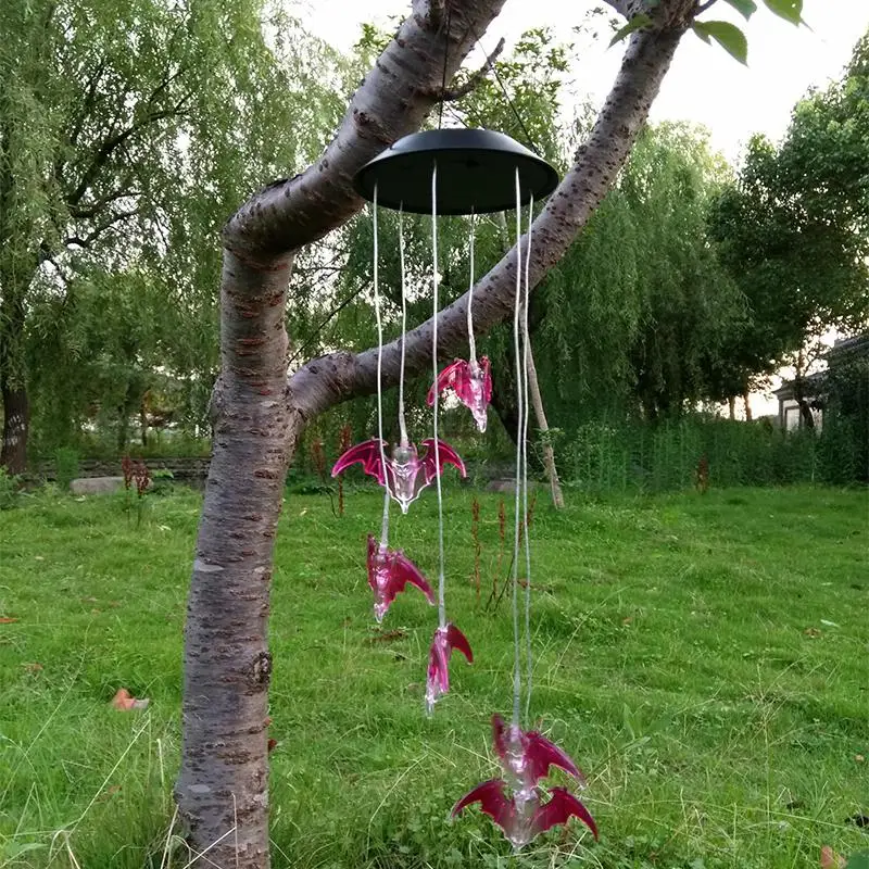 HobbyLane Fashion Solar LED Light Color Changing Wind Chimes Bat Pendant Bell Yard Garden Home Decor Garden Lights
HobbyLane Fashion Solar LED Light Color Changing Wind Chimes Bat Pendant Bell Yard Garden Home Decor Garden Lights