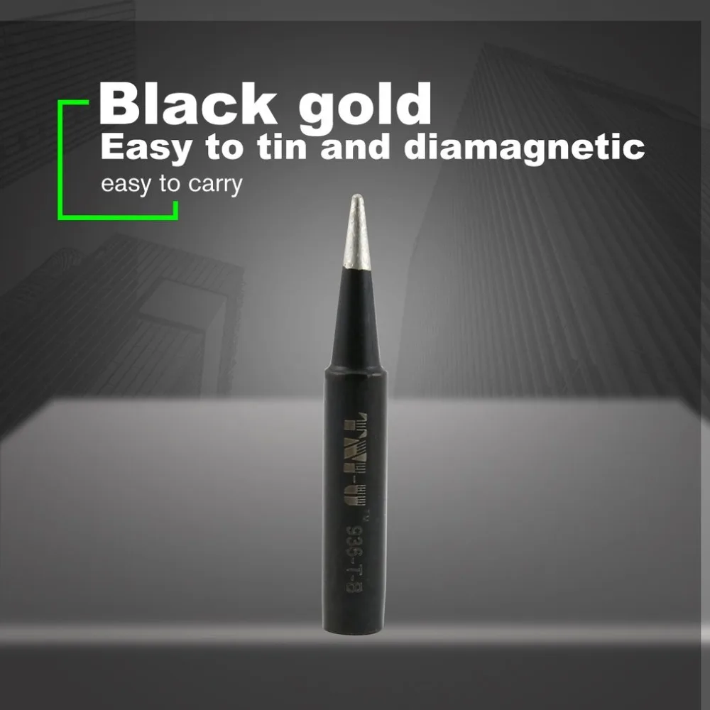 TNI-U 936M-T Enviromental Black-gold Soldering Tip Welding Iron Head Tool Replacement for 936 Rework Station
TNI-U 936M-T Enviromental Black-gold Soldering Tip Welding Iron Head Tool Replacement for 936 Rework Station