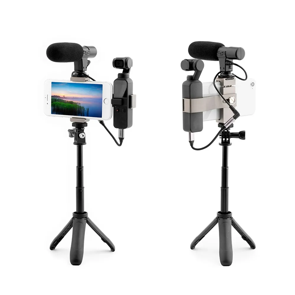 Phone Clip Holder Bracket for DJI OSMO Pocket Camera Aluminium Alloy Extension Mount Bracket For Microphone Tripod Camera Light
Phone Clip Holder Bracket for DJI OSMO Pocket Camera Aluminium Alloy Extension Mount Bracket For Microphone Tripod Camera Light