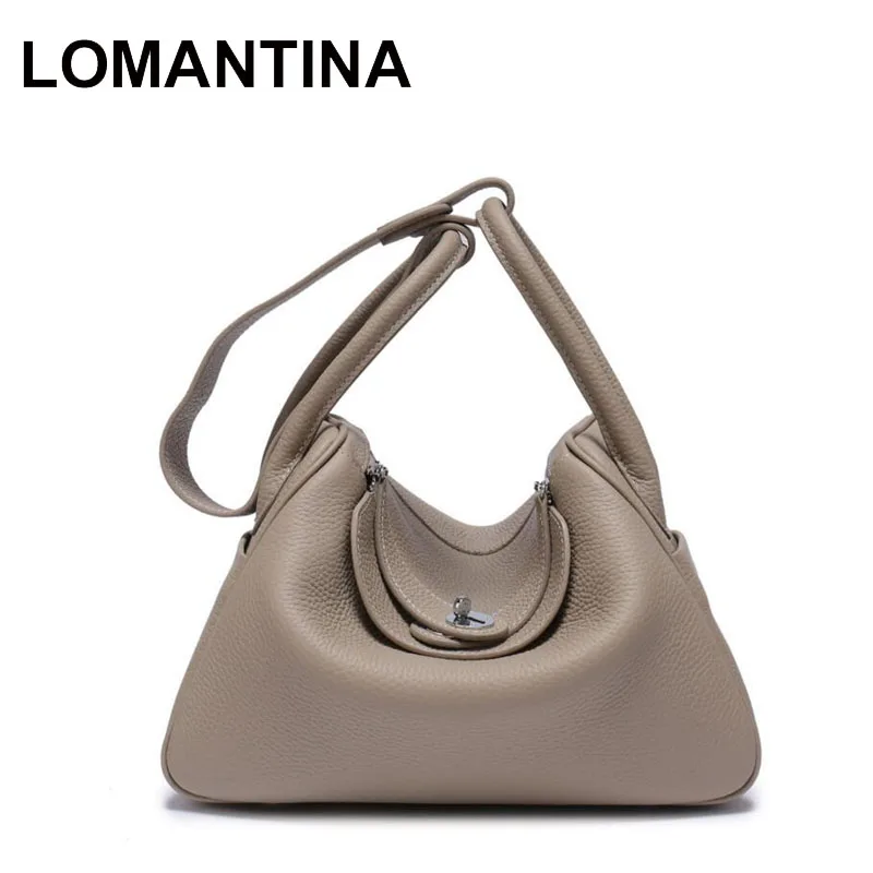 LOMANTINA New Famous Designer Handbags High Quality Brand Luxury Women Real Cow Leather Fashion Ladies Tote Bags Bolsa Feminina
LOMANTINA New Famous Designer Handbags High Quality Brand Luxury Women Real Cow Leather Fashion Ladies Tote Bags Bolsa Feminina