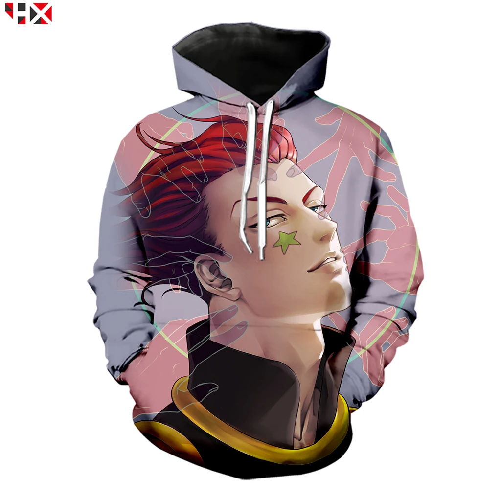 Summer Sale 3D Print Men Hoodies Anime Hunter X Hunter Hisoka Men/Women Harajuku Streetwear Style Hooded Top Z256
Summer Sale 3D Print Men Hoodies Anime Hunter X Hunter Hisoka Men/Women Harajuku Streetwear Style Hooded Top Z256