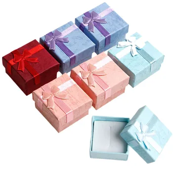 1PC Bowknot Decor Paper Storage Ring Box Ring Earring Holder Package Jewelry Box Packaging Jewelry Organizer
1PC Bowknot Decor Paper Storage Ring Box Ring Earring Holder Package Jewelry Box Packaging Jewelry Organizer