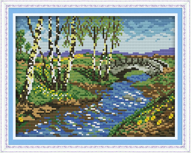 The scenery of the countryside (3) Counted Cross Stitch 11CT Printed 14CT Set DIY Chinese Cross-stitch Kit Embroidery Needlework
The scenery of the countryside (3) Counted Cross Stitch 11CT Printed 14CT Set DIY Chinese Cross-stitch Kit Embroidery Needlework