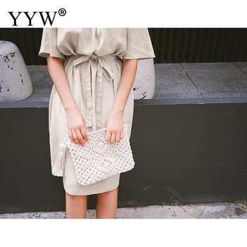 Brand New Women Woven Purse And Handbag Daliy Use Lady Hand Bag Small Tassel Evening Clutch Bags 2019 Mini Totes Handmade
Brand New Women Woven Purse And Handbag Daliy Use Lady Hand Bag Small Tassel Evening Clutch Bags 2019 Mini Totes Handmade