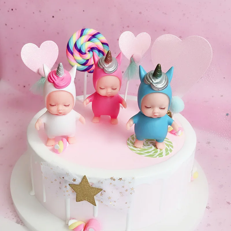 New Unicorn 9cm Playmate Cute Creative Sleeping Baby Doll Style Cake Decoration Collection Dolls Birthday Gift For Children Kids
New Unicorn 9cm Playmate Cute Creative Sleeping Baby Doll Style Cake Decoration Collection Dolls Birthday Gift For Children Kids