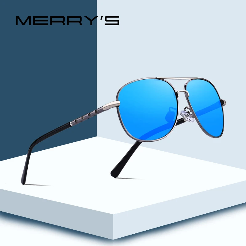 Мужские классические солнцезащитные очки HD MERRY'S DESIGN поляризационные
