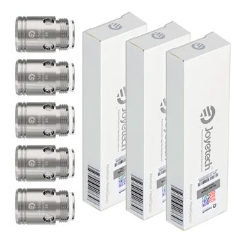 Joyetech EX 1.2 ohm MTL Replacement Coil Head 15 Pieces for CUBOID Lite Exceed D22 Atomizer Tank
Joyetech EX 1.2 ohm MTL Replacement Coil Head 15 Pieces for CUBOID Lite Exceed D22 Atomizer Tank