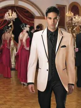 2019 Men's New Long Dovetail Lapel Men's Suit Luxury Men's Wedding Groomsmen Dress Ivory Jacket (Clothes + Pants + Vests)
2019 Men's New Long Dovetail Lapel Men's Suit Luxury Men's Wedding Groomsmen Dress Ivory Jacket (Clothes + Pants + Vests)