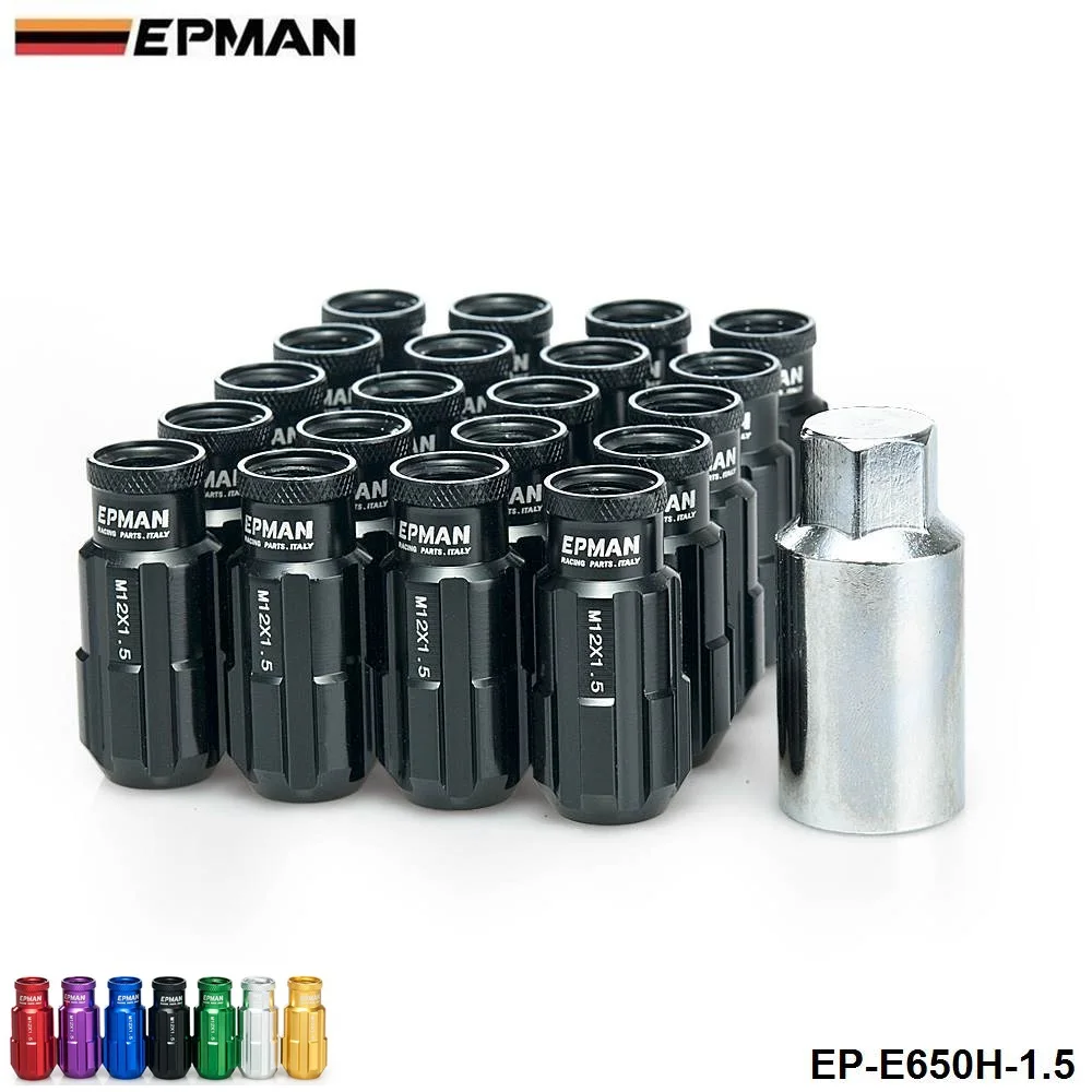 Racing Lug Nuts Aluminum 20PCS 12X1.5MM Open End Extenede Turner With Key For Honda Toyota Wheel Nuts Screw EP-E650H-1.5
Racing Lug Nuts Aluminum 20PCS 12X1.5MM Open End Extenede Turner With Key For Honda Toyota Wheel Nuts Screw EP-E650H-1.5