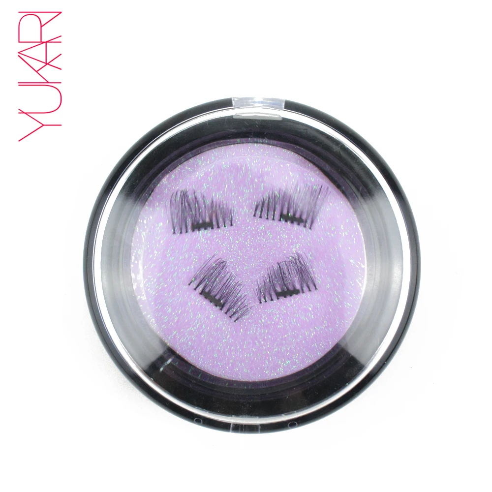 YUKARI 4PCS 3D Magnetic false Eyelashes make up Semi-Hand Made cilios magneticos Magnet EyeLash Mink Reusable eyelash Thicker
YUKARI 4PCS 3D Magnetic false Eyelashes make up Semi-Hand Made cilios magneticos Magnet EyeLash Mink Reusable eyelash Thicker
