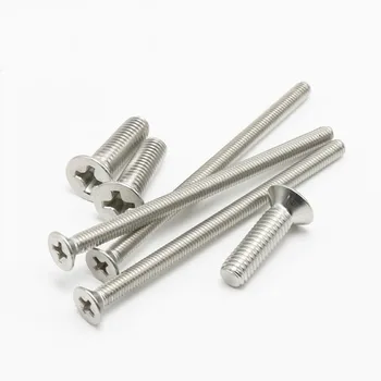#8-32 x 1-1/8 Phillips Flat Head Machine Screws Stainless Steel Full Thread PK 50
#8-32 x 1-1/8 Phillips Flat Head Machine Screws Stainless Steel Full Thread PK 50