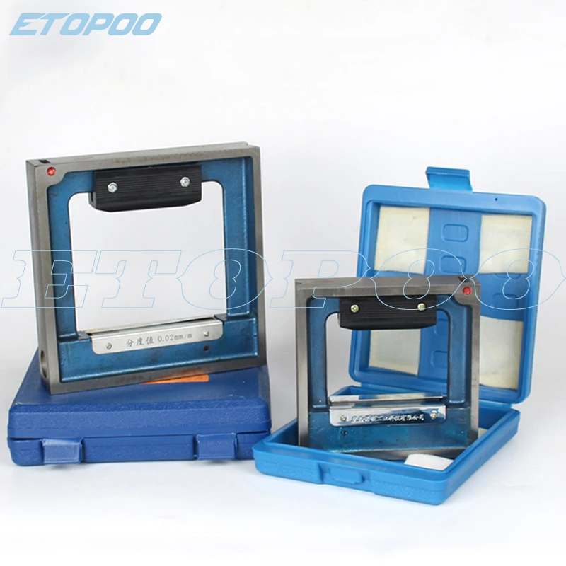 High precision 0.02mm/m 100/150/200/250/300mm frame level meter frame level instrument Measuring tools
High precision 0.02mm/m 100/150/200/250/300mm frame level meter frame level instrument Measuring tools
