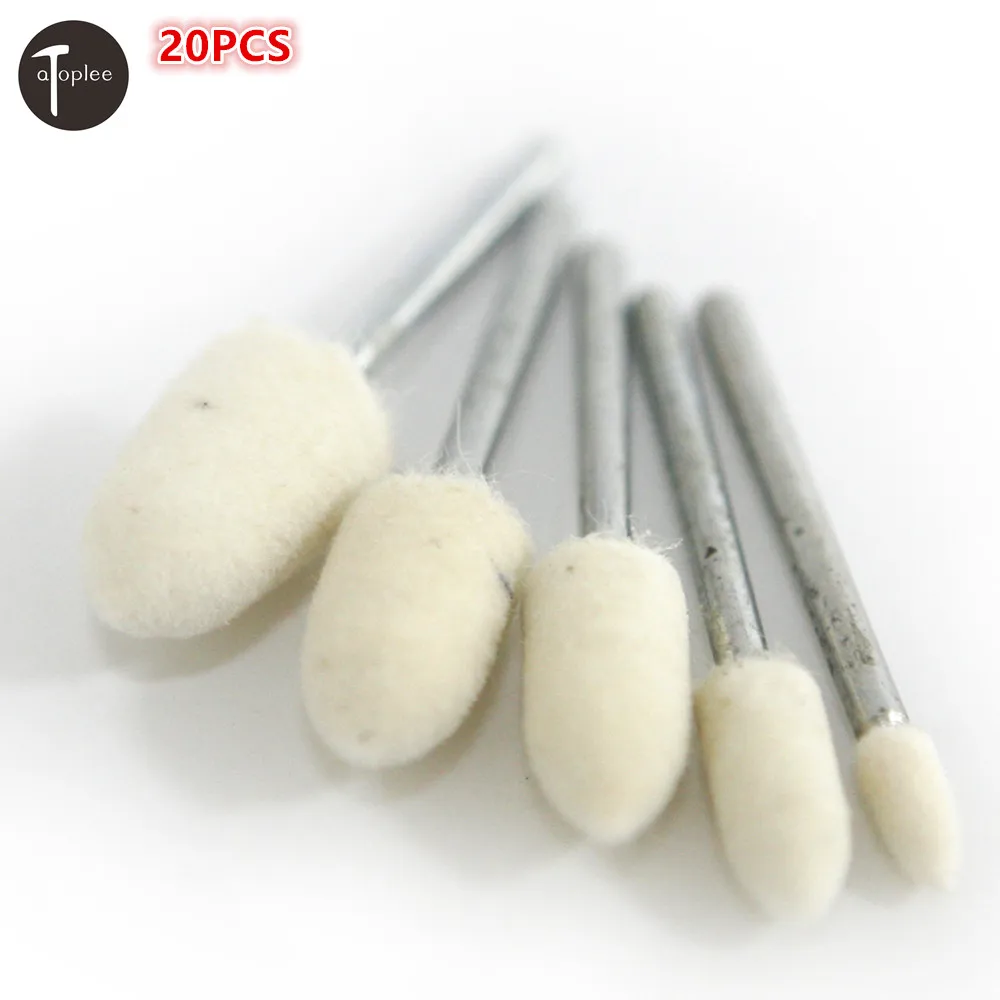 20pcs 4/6/8/10/12mm Wool Polishing Grinding Wheel Buffing Head Dremel Drill Electric Rotary Grinder Tools 3mm Shank
20pcs 4/6/8/10/12mm Wool Polishing Grinding Wheel Buffing Head Dremel Drill Electric Rotary Grinder Tools 3mm Shank