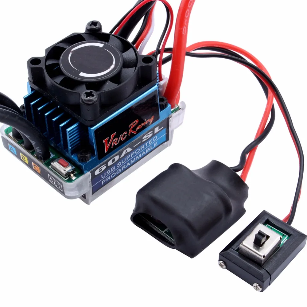 60A SL V2 Brushless ESC Hobby power Speed Controller Brushless ESC For RC 1/10 1/12 RC Off-Road Car Part T/ Tamiya Head Plug
60A SL V2 Brushless ESC Hobby power Speed Controller Brushless ESC For RC 1/10 1/12 RC Off-Road Car Part T/ Tamiya Head Plug