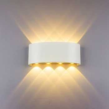 DSHA Led Wall Lamp 8W Up/Down Lighting Indoor Double-Head Curved Waterproof Wall Lamp Modern Bedroom Lamp Warm White Light
DSHA Led Wall Lamp 8W Up/Down Lighting Indoor Double-Head Curved Waterproof Wall Lamp Modern Bedroom Lamp Warm White Light