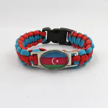 אינפיניטי אהבה אזרבייג 'אן צמיד אזרבייג' אן המדינה צמיד אופנה גבר ואישה חבל צמיד אזרבייג 'אן דגל(China)