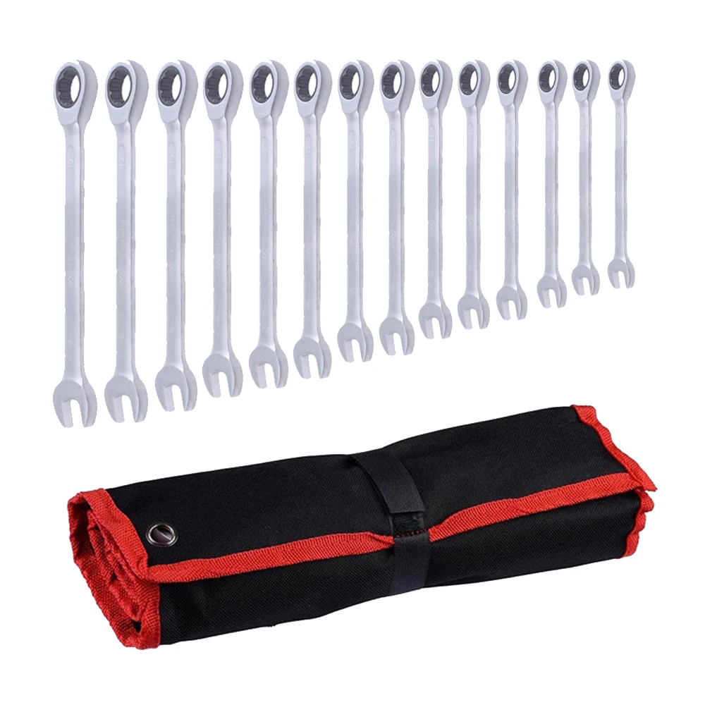 14PCS the key with combination ratchet wrench auto repair set of hand tool kit spanners a set of keys herramientas de mano D6106
14PCS the key with combination ratchet wrench auto repair set of hand tool kit spanners a set of keys herramientas de mano D6106