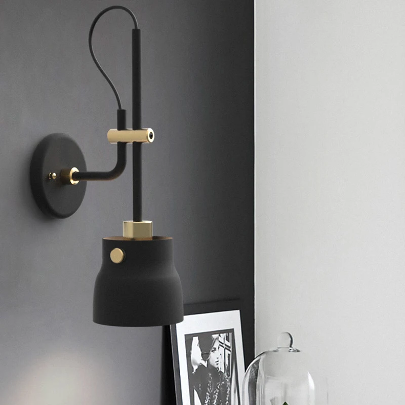 E27 Wall Lamp Modern Style Wall Mounted Bedside Reading Light Black/White Bedroom Foyer Mirror Light Corridor Wall sconce
E27 Wall Lamp Modern Style Wall Mounted Bedside Reading Light Black/White Bedroom Foyer Mirror Light Corridor Wall sconce