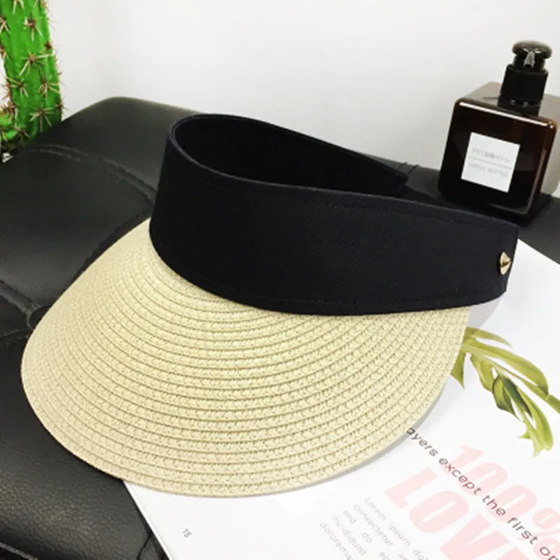 1 шт. летние шляпы для женщин складной солнцезащитный козырек Пустой Топ улицы