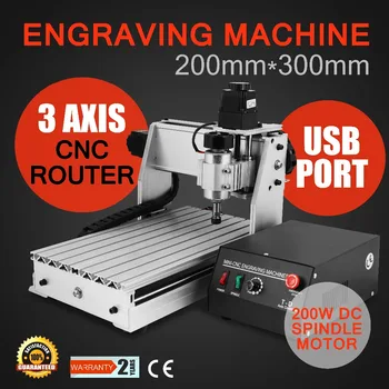 3020T DRILLING/ MILLING MACHINE UPGRATED 220/110VAC CNC ROUTER ENGRAVER ENGRAVING HIGH QUALITY
3020T DRILLING/ MILLING MACHINE UPGRATED 220/110VAC CNC ROUTER ENGRAVER ENGRAVING HIGH QUALITY