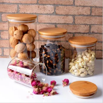 2sets/pack 6.5*12cm High Borosilicate Glass Tea Can Storage Tank Diameter=6.5cm Height=12cm Sealed Pot Bamboo Cover
2sets/pack 6.5*12cm High Borosilicate Glass Tea Can Storage Tank Diameter=6.5cm Height=12cm Sealed Pot Bamboo Cover