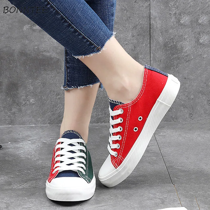 Vulcanize Shoes Women Casual Canvas Flat with Trendy Mixed Colors Footwear Womens Walking Platform Couple Shoe Fashion Sneakers
Vulcanize Shoes Women Casual Canvas Flat with Trendy Mixed Colors Footwear Womens Walking Platform Couple Shoe Fashion Sneakers
