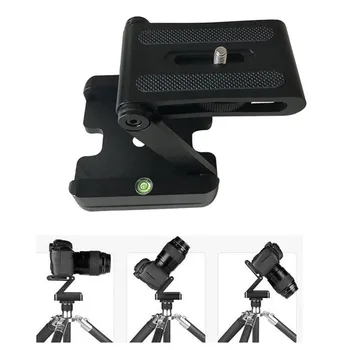 Folding Z Flex Tilt Tripod Head DSLR Bracket Camera Stand Holder Mount Quick Release Tripod Plate & Level for Phone Cam
Folding Z Flex Tilt Tripod Head DSLR Bracket Camera Stand Holder Mount Quick Release Tripod Plate & Level for Phone Cam