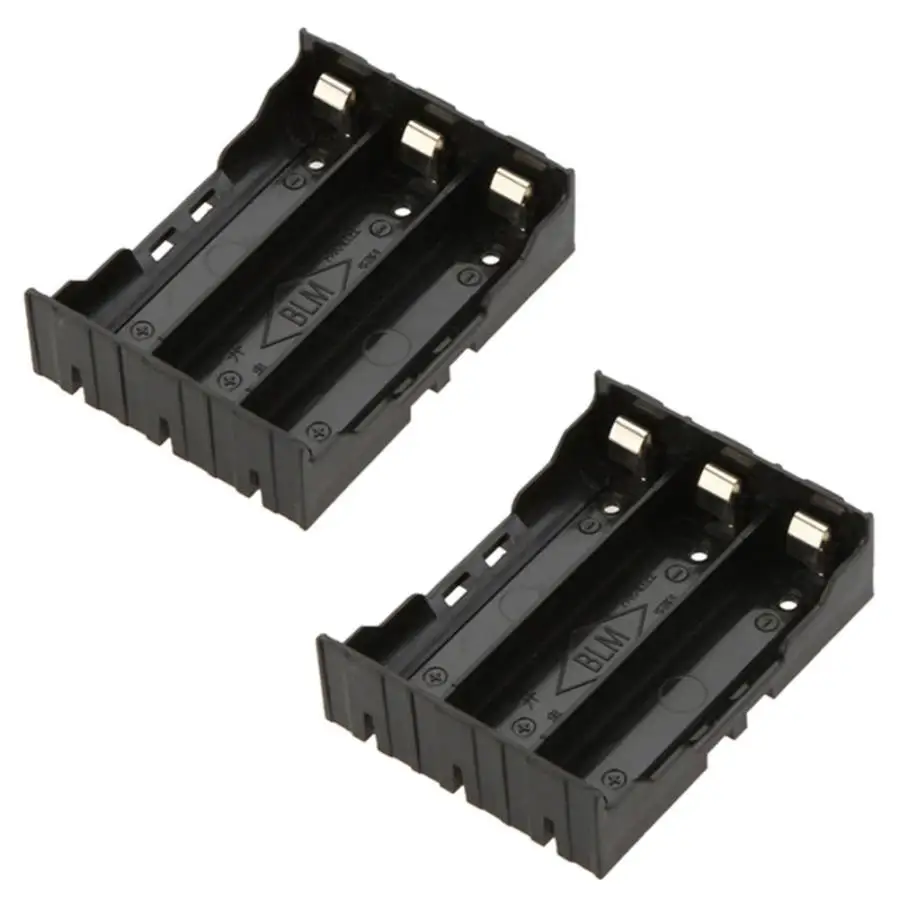 Rexlis Safe Separated Secure 1pcs DIY Black Storage Box Holder Case For 3 x 18650 3.7V Rechargeable 18650 battery holder
Rexlis Safe Separated Secure 1pcs DIY Black Storage Box Holder Case For 3 x 18650 3.7V Rechargeable 18650 battery holder