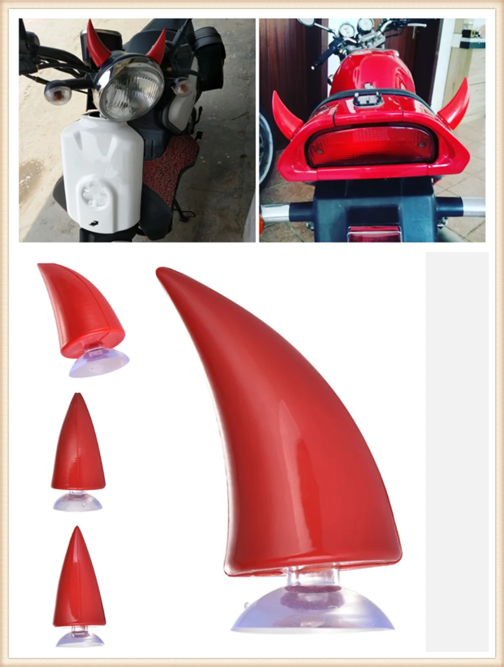 1PCS car motorcycle helmet simulation suction cup horn decoration for Kawasaki NINJA 650R ER6F ER6N VERSYS W800 SE Z750S
1PCS car motorcycle helmet simulation suction cup horn decoration for Kawasaki NINJA 650R ER6F ER6N VERSYS W800 SE Z750S