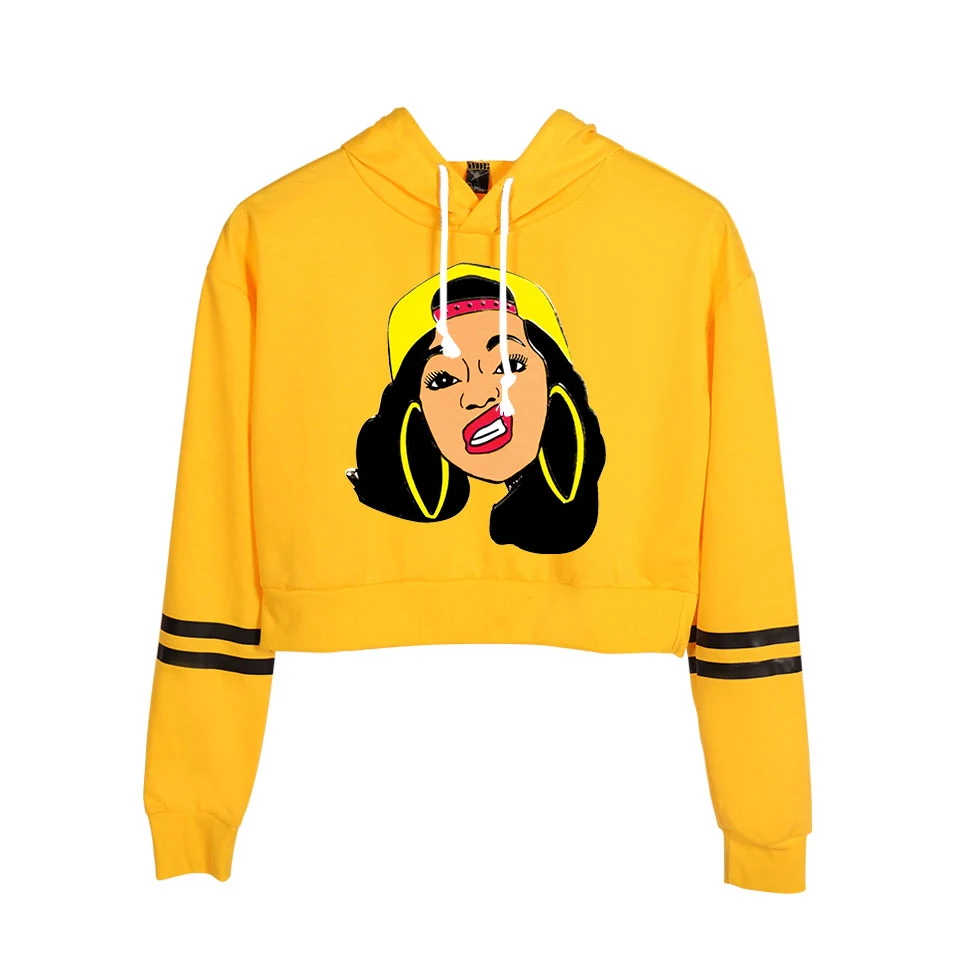 New listing Cardi B crop Top Hoodies women Kpop Cotton Harajuku High Quality Cardi B girl's Orange Hoodie Sweatshirt
New listing Cardi B crop Top Hoodies women Kpop Cotton Harajuku High Quality Cardi B girl's Orange Hoodie Sweatshirt