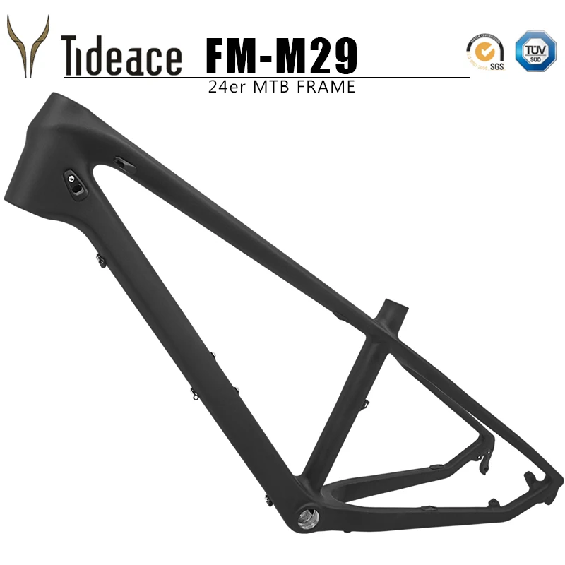 2019 NEW 24er Carbon mtb Frame UD 13.5inch mountain bike carbon frame 135*9mm max 2.3 tire mtb bicycle frames Kids bike frame
2019 NEW 24er Carbon mtb Frame UD 13.5inch mountain bike carbon frame 135*9mm max 2.3 tire mtb bicycle frames Kids bike frame